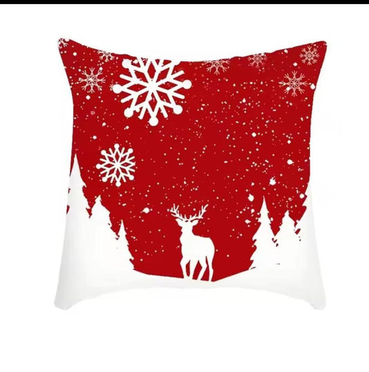 Christmas Pillow Covers (No Filler) for Christmas Decoration Throw Pillow Covers