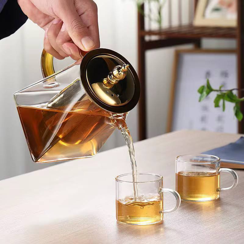 Borosilicate Glass kettle with infuser