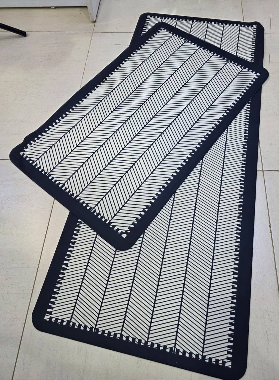 2 pc rubber kitchen mats