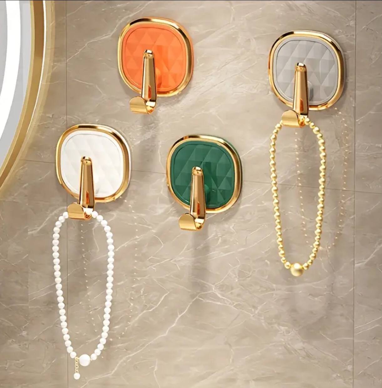 Luxury punch free multifunctional wall hooks.