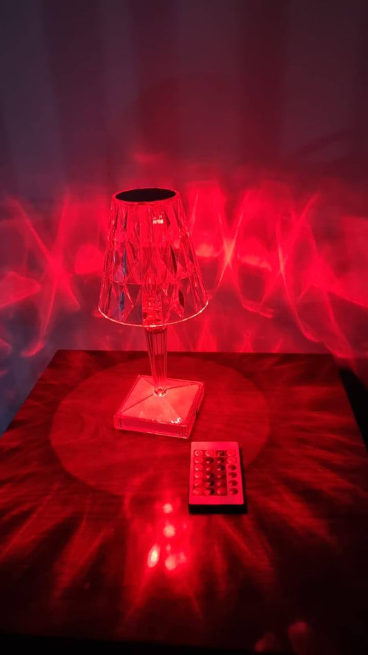 Rechargeable Rose  diamond table lamp