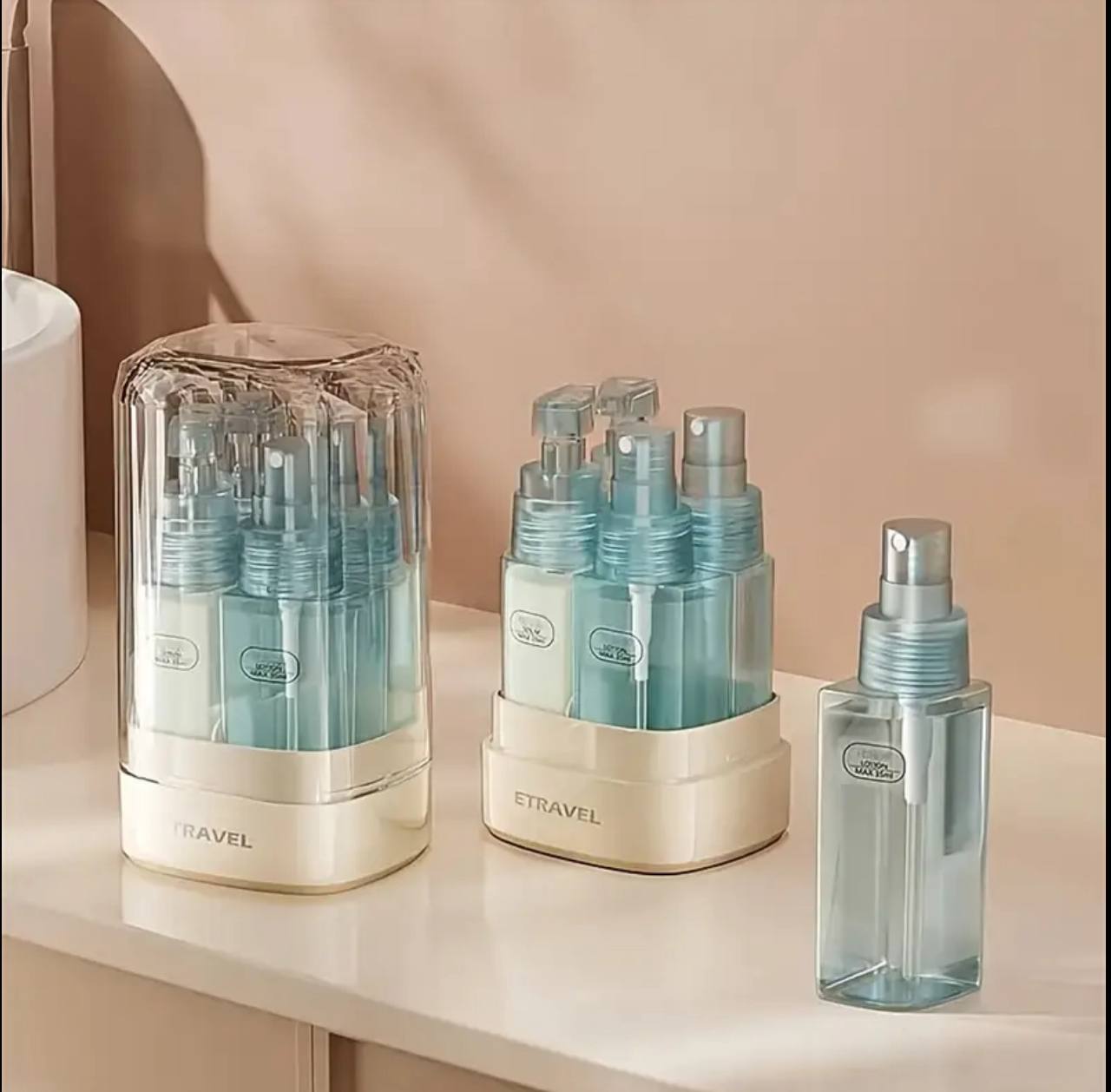4 IN 1 TRAVEL SPLIT BOTTLE SET