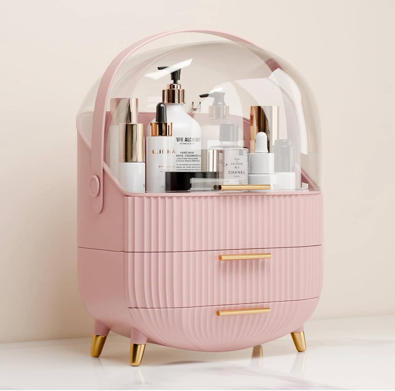 Luxury big capacity cosmetic storage box