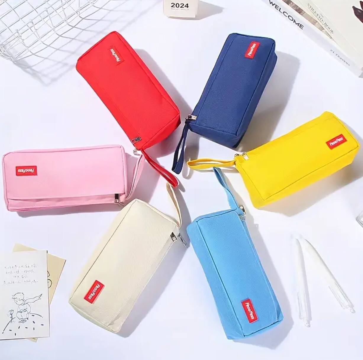 Large Capacity Pencil Case With Pen Holder