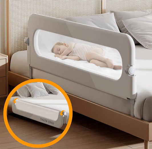 DIY Creative Foldable Baby Bed Rails Guard for toddlers