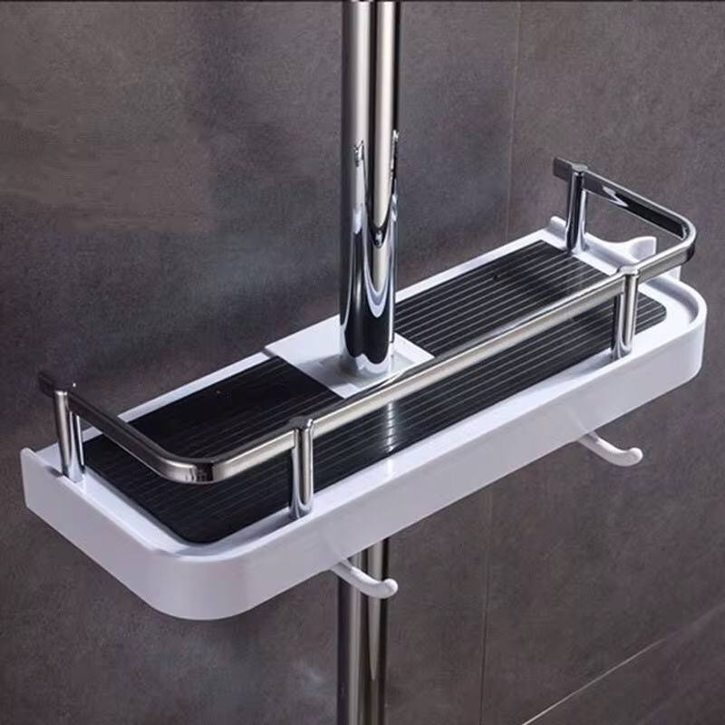 Rotating hook Shower storage rack