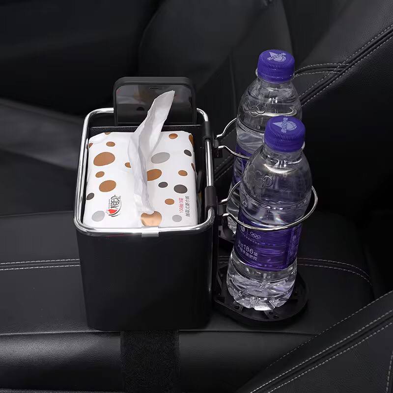 Car arm rest organizer