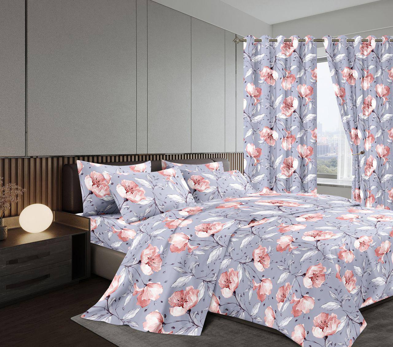 Curtain woolen duvet set