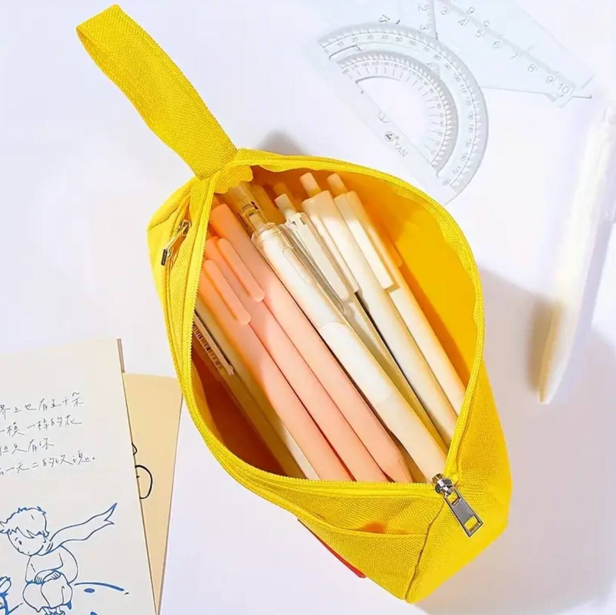 Large Capacity Pencil Case With Pen Holder