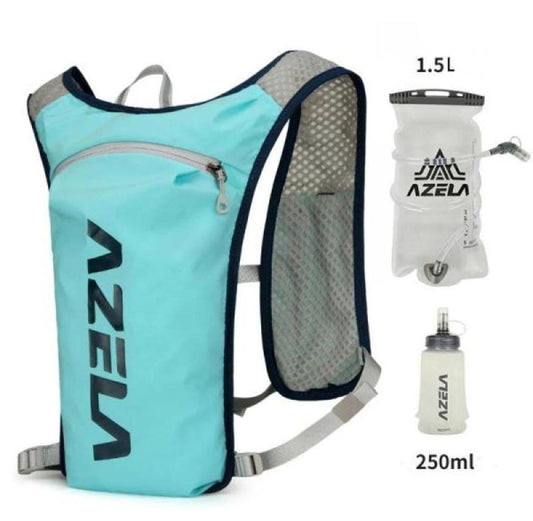 Azela running lightweight hydration vest with 1.5L bladder & 250ml bottle