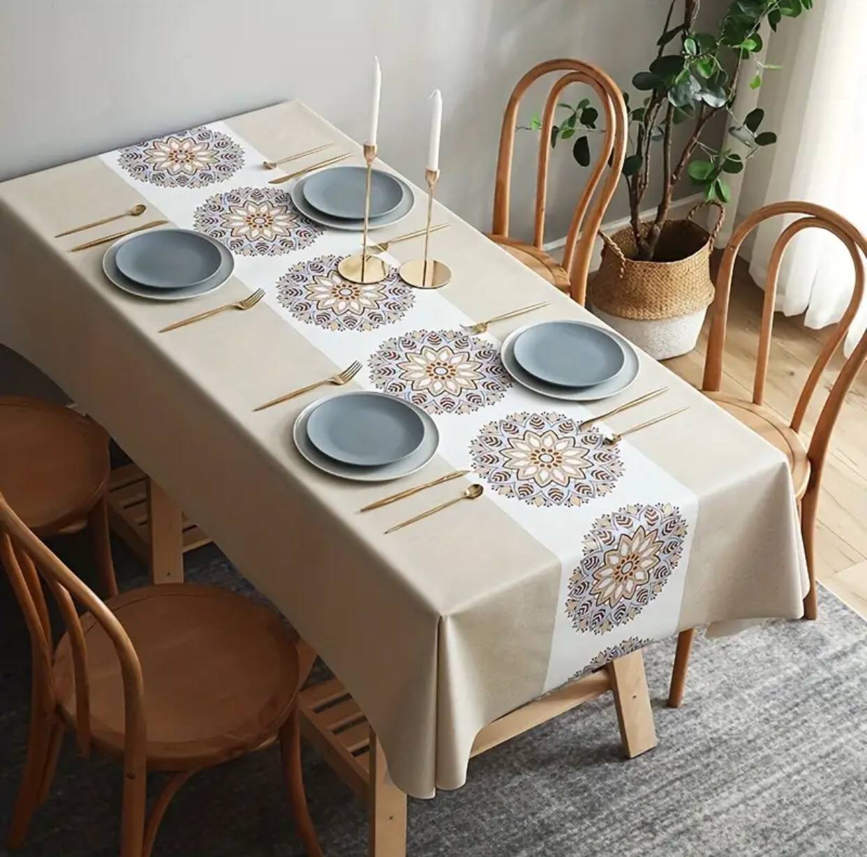 NORDIC STYLE PVC TABLE CLOTH