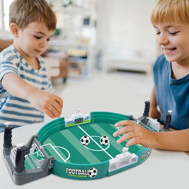 Mini Tabletop Soccer Game Kit Early Educational Football Table Board