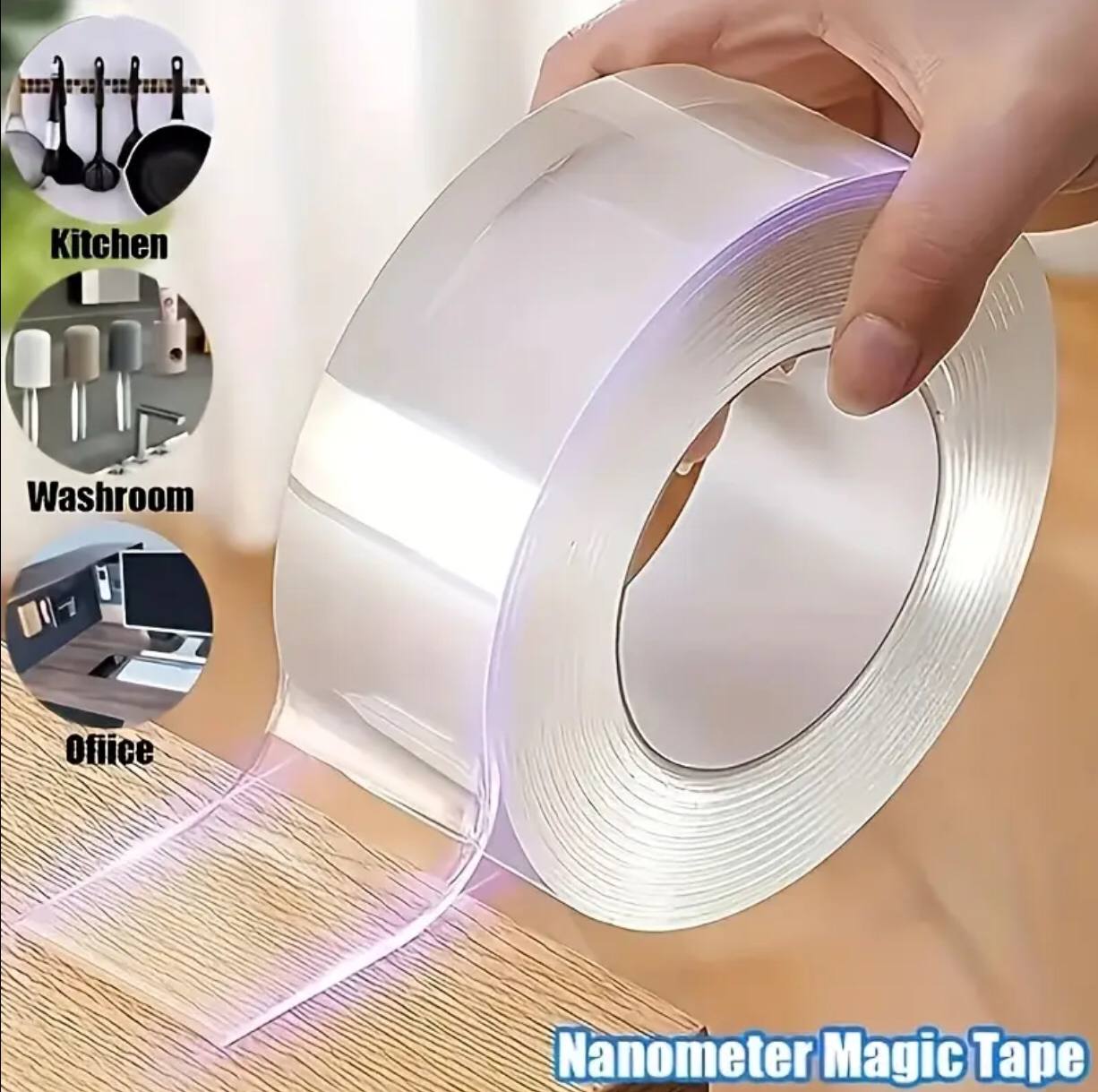 Double sided magic Nano tape