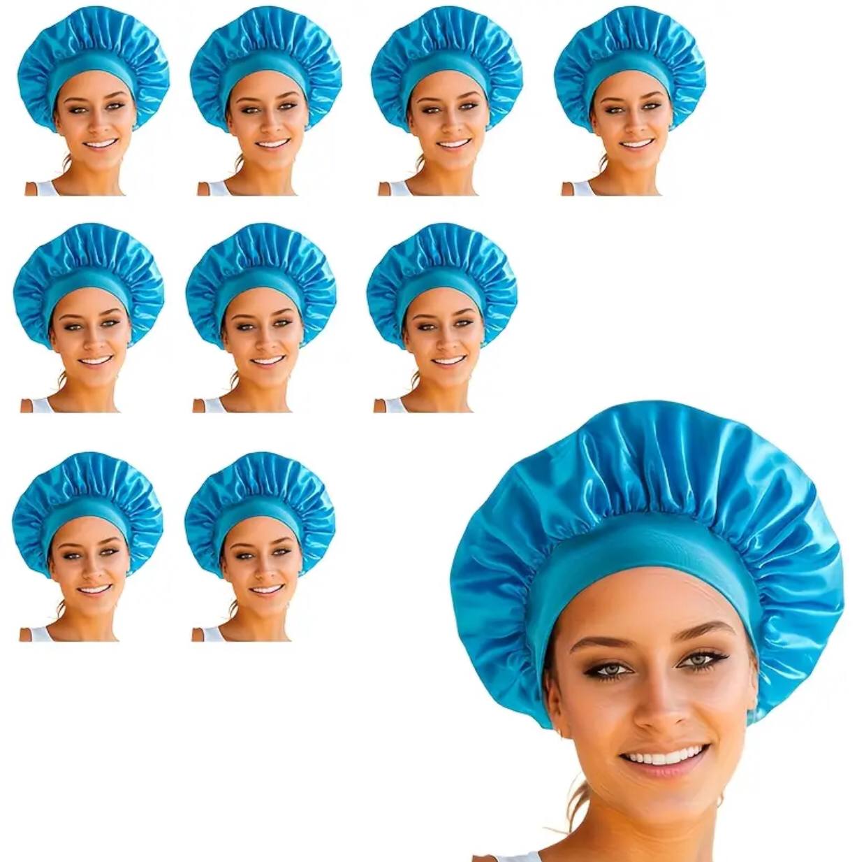 Sleeping hair bonnets