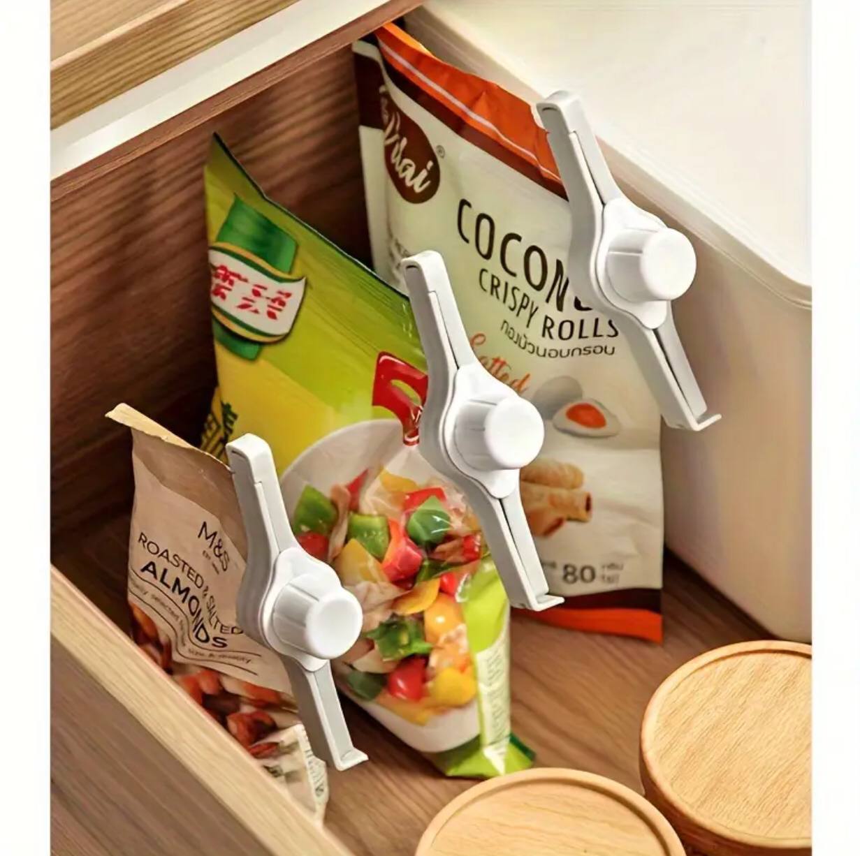 1PC Snack Packaging Bag Sealing Clips