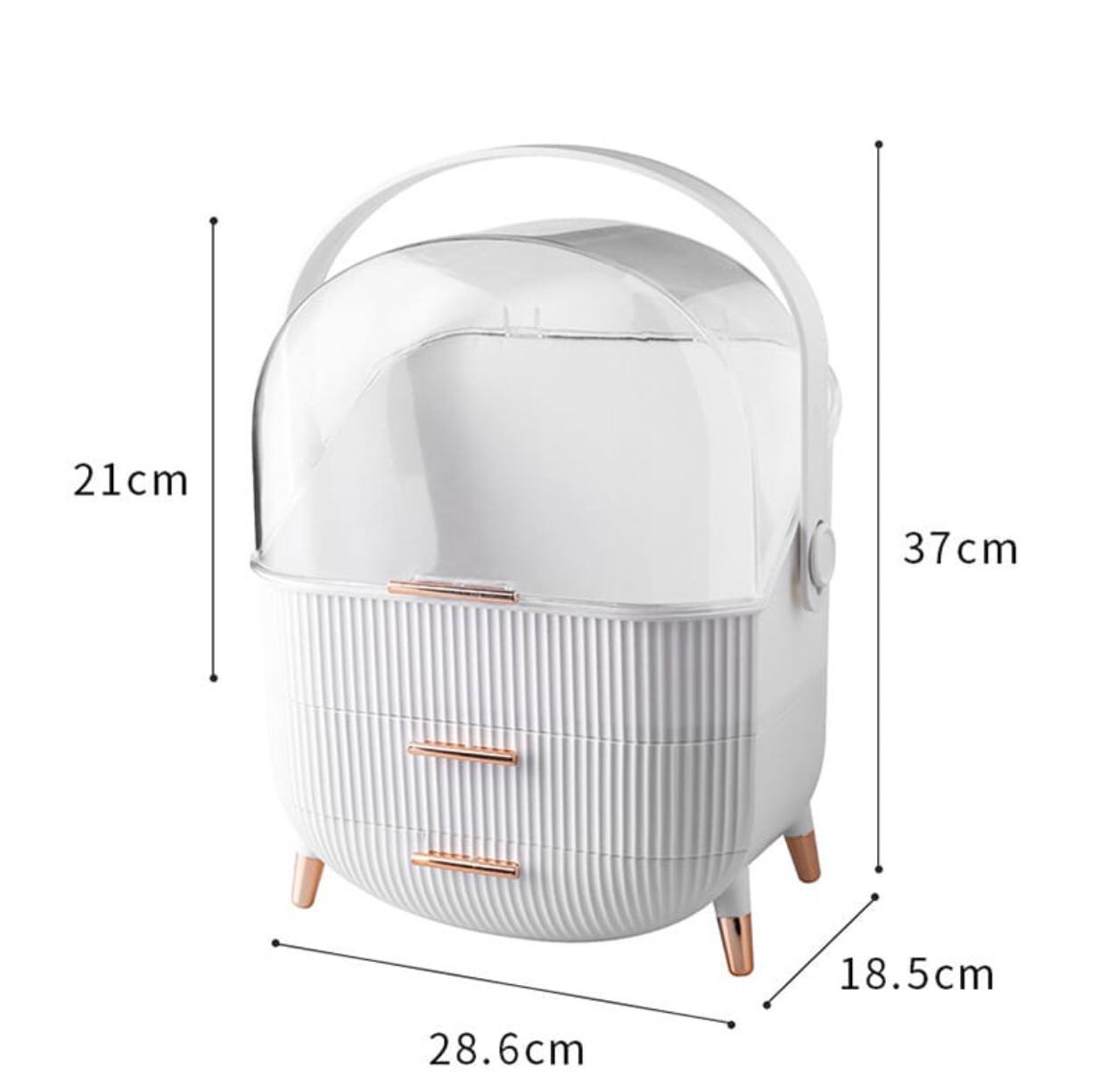 Luxury big capacity cosmetic storage box