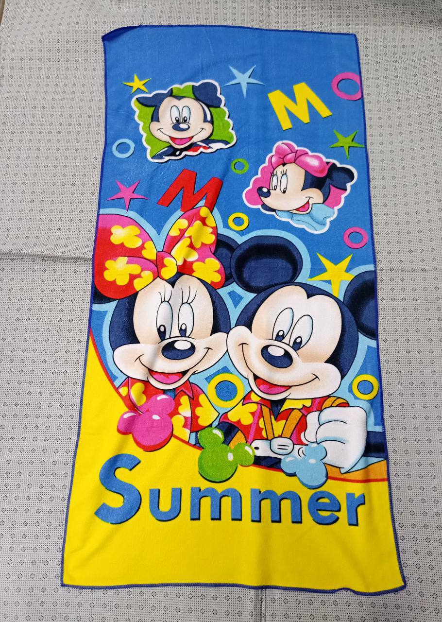 Cartoon themed towels