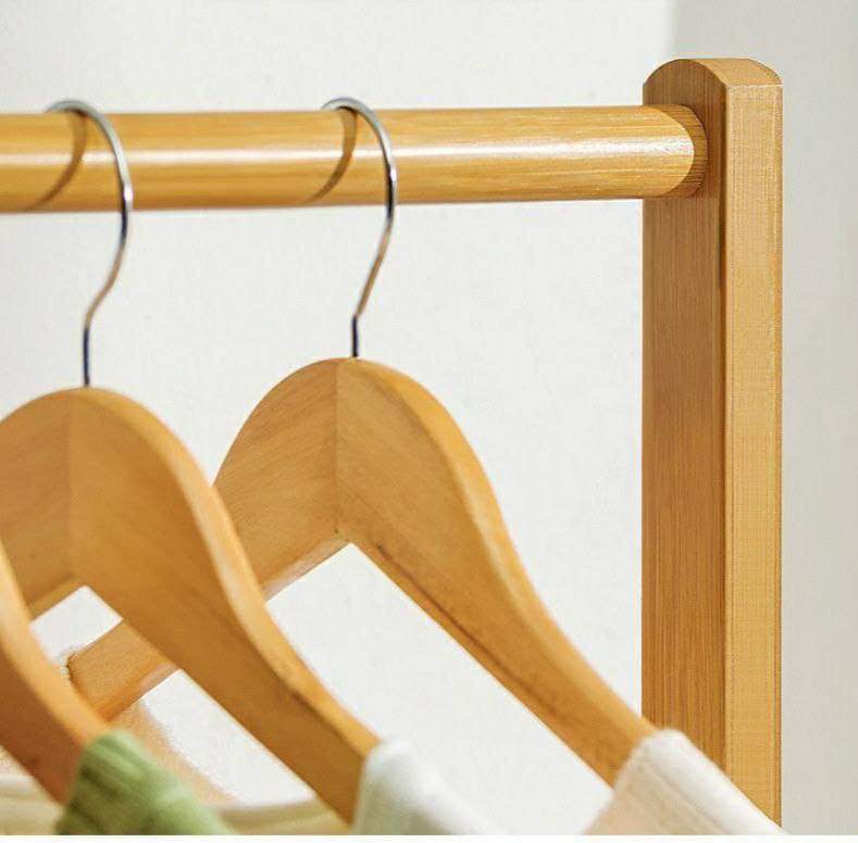 Bamboo cloth rack