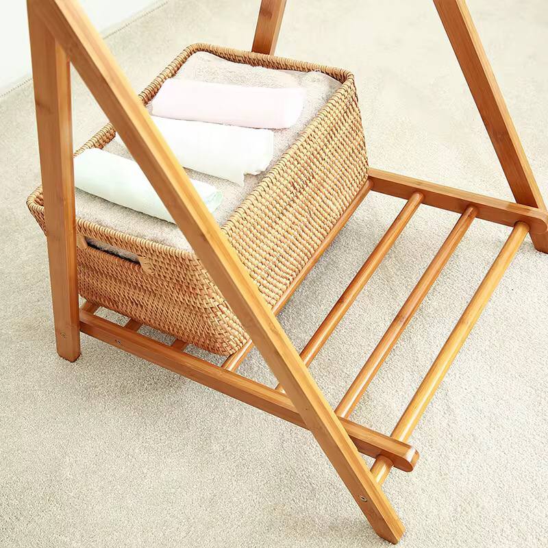 Bamboo cloth hanging rack
Strong