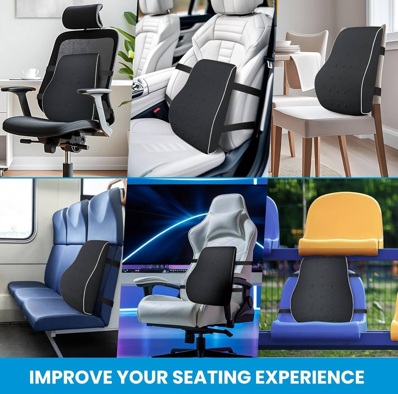 Backrest memory foam