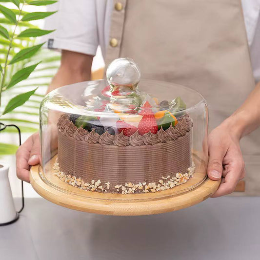 Doom shape glass cake cover