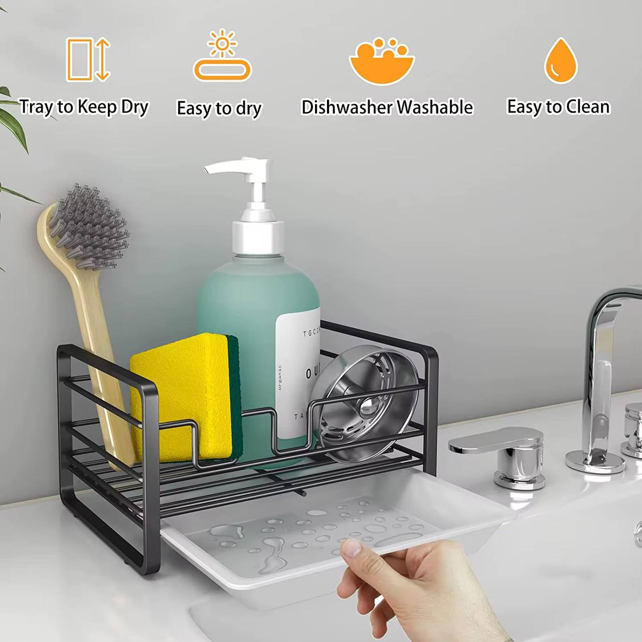 Sink Caddy with  Draining tray