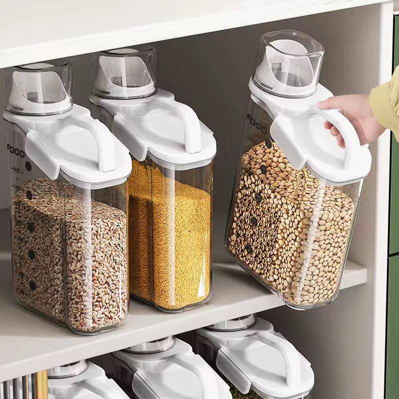 High quality Acrylic Airtight cereal container