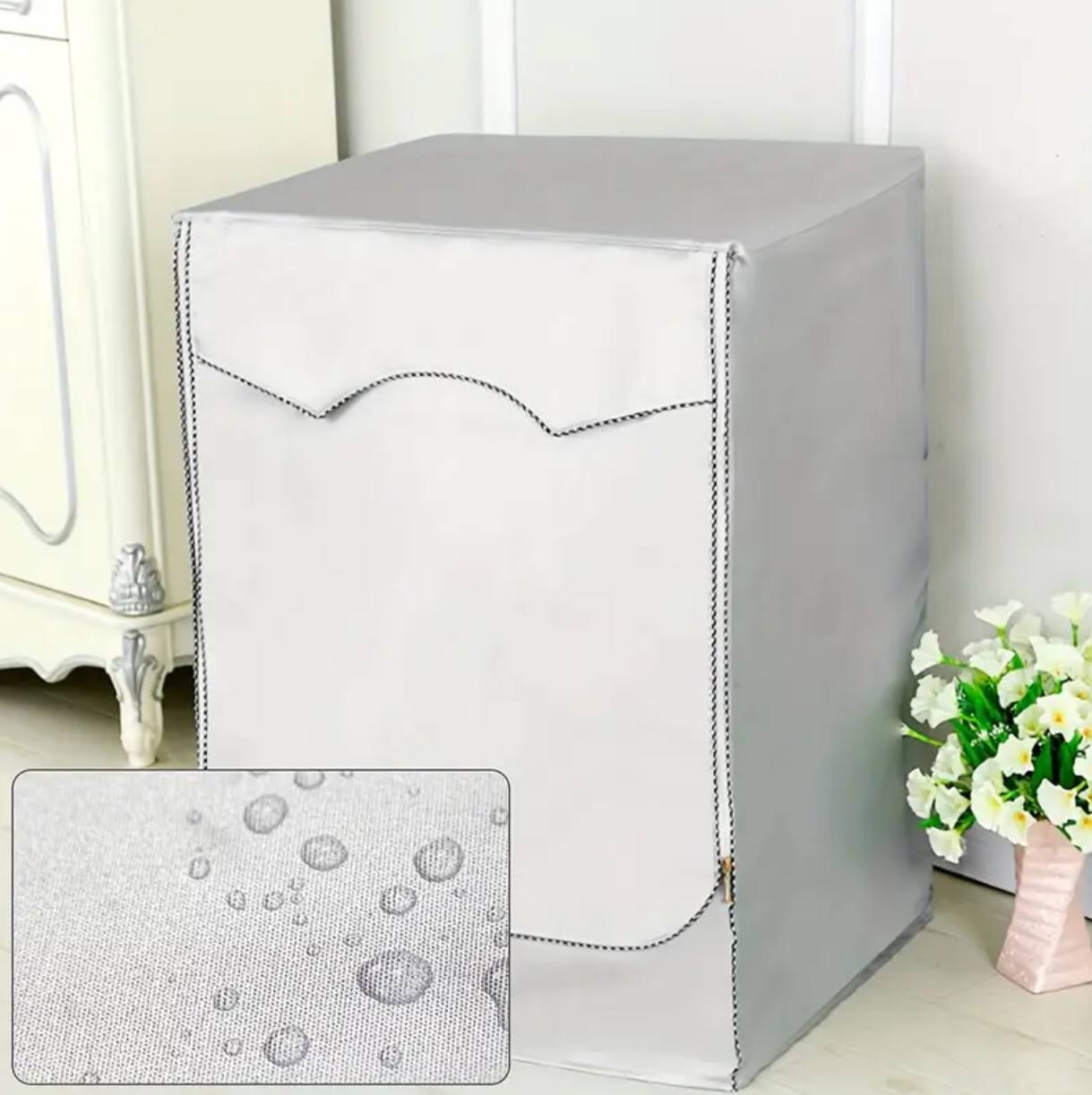 Front load washing machine cover .