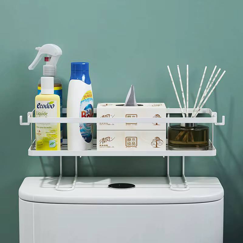 Single Layer Bathroom/ Toilet Racks With Tissue Holder