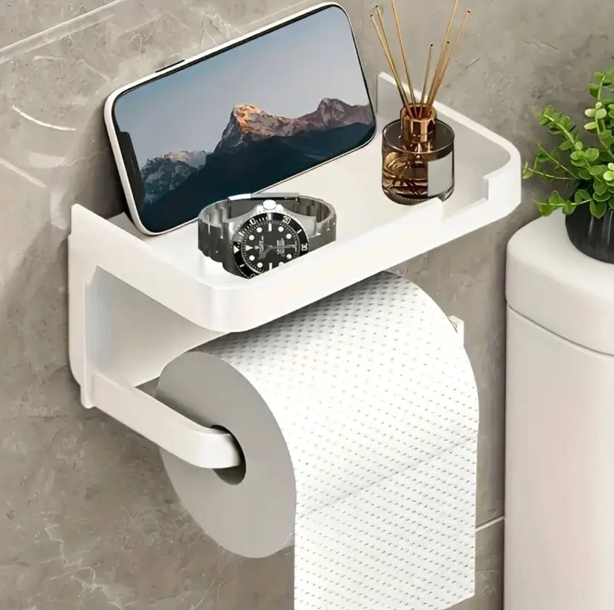 Bathroom tissue paper holder