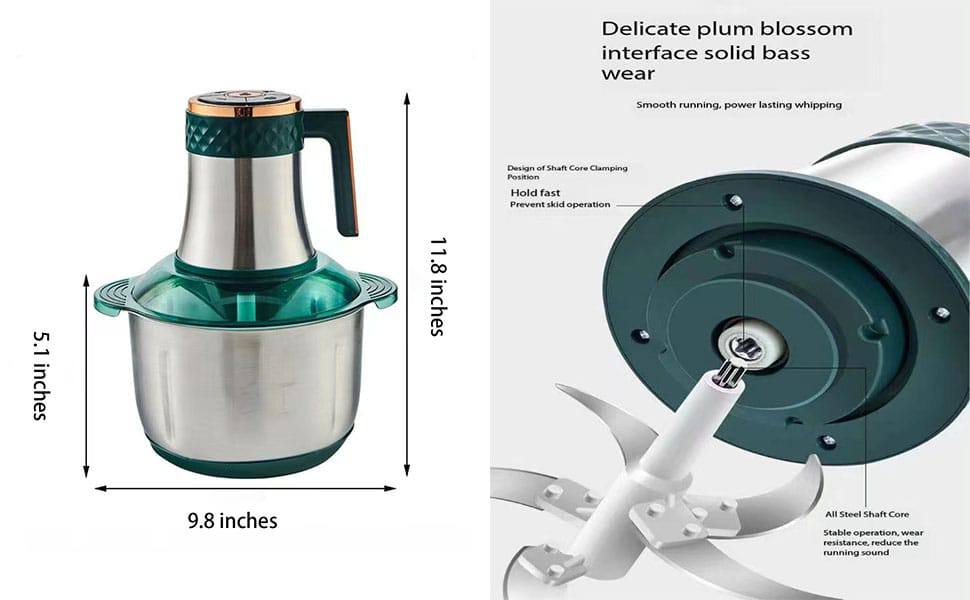 Big size high power 500w 3L Meat grinder multipurpose electric chopper cooking machine