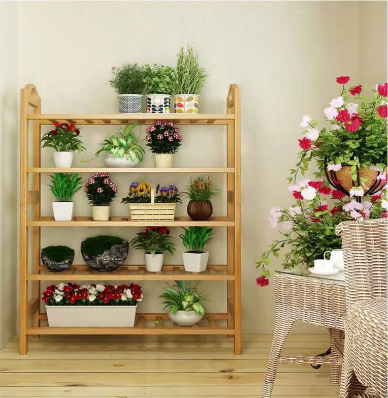 Bamboo Shoe Rack 5 layer