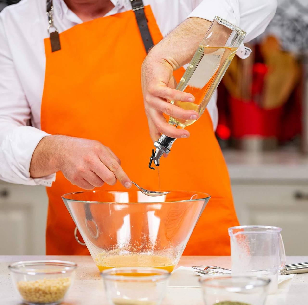 High quality  2-in-1 Glass Oil Dispenser