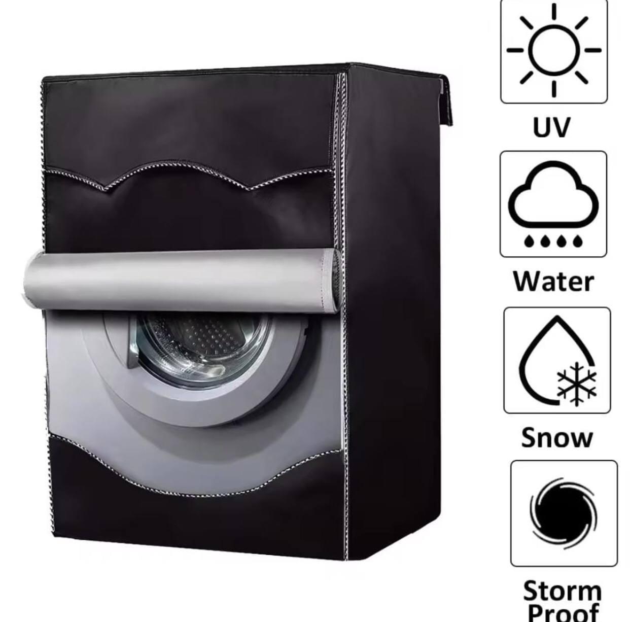 Front load washing machine cover .