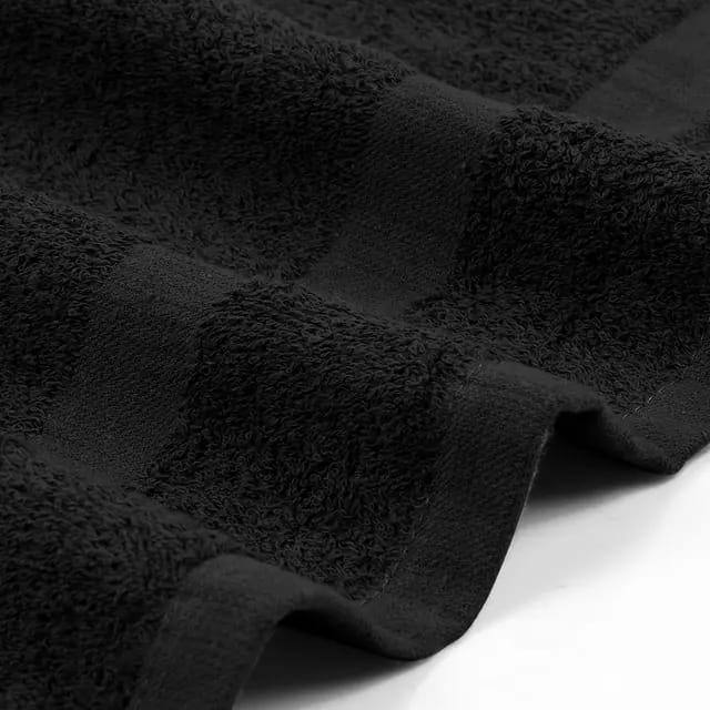 Black salon towel