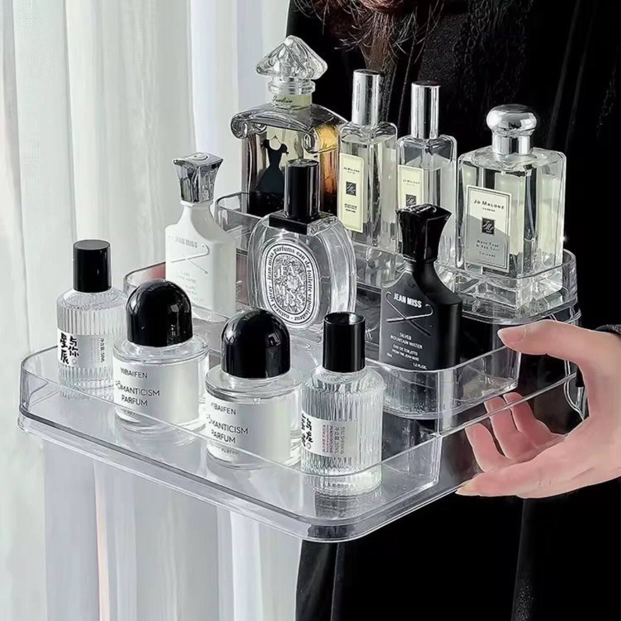 clear display rack