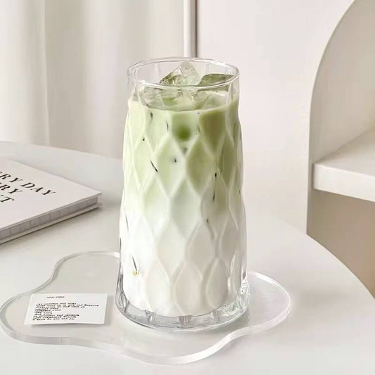 Unique Diamond Aesthetic Highball Glass 6pc