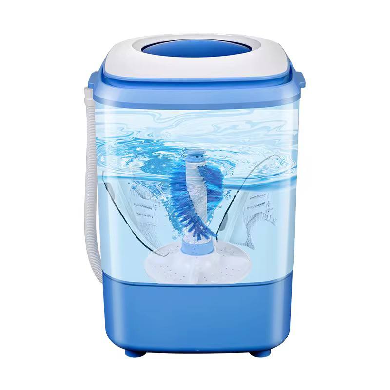 Mini washing machine with shoe brush