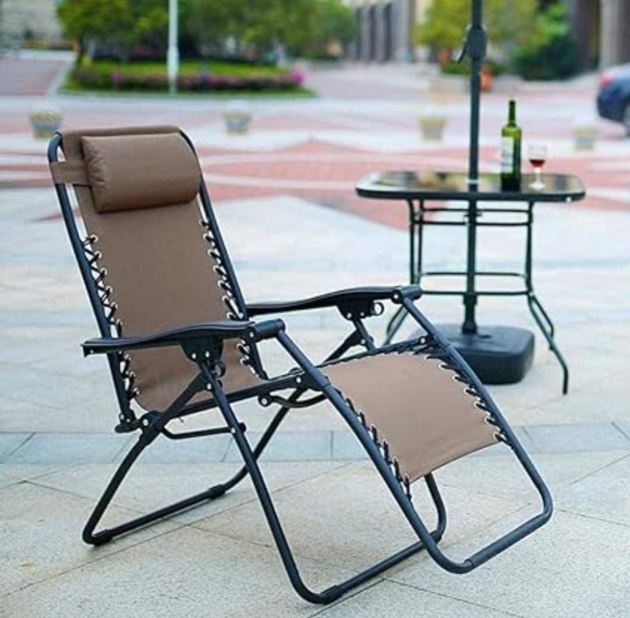 Foldable zero gravity 
High quality relaxing areas swing recliner chairs