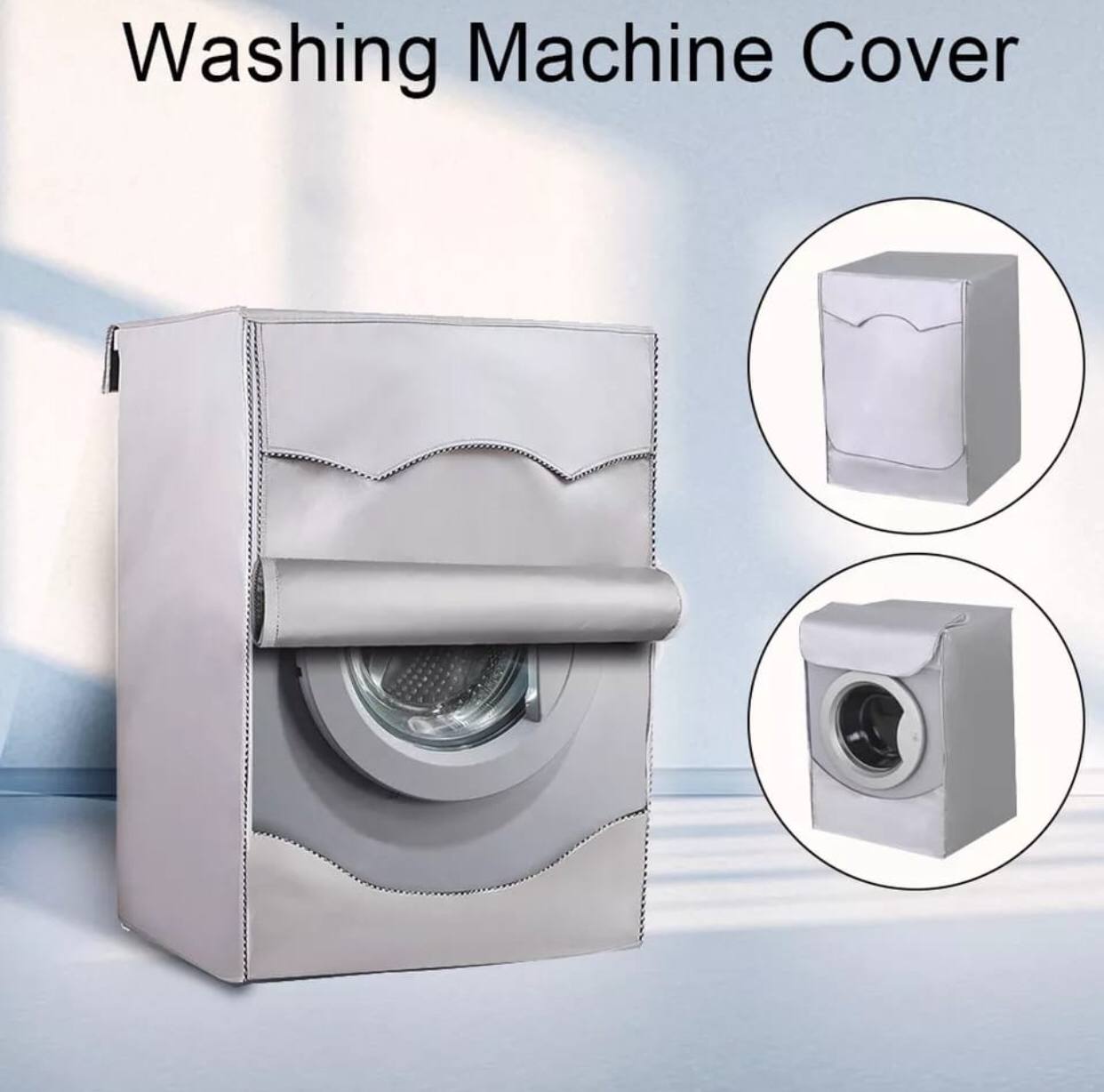 Front load washing machine cover .