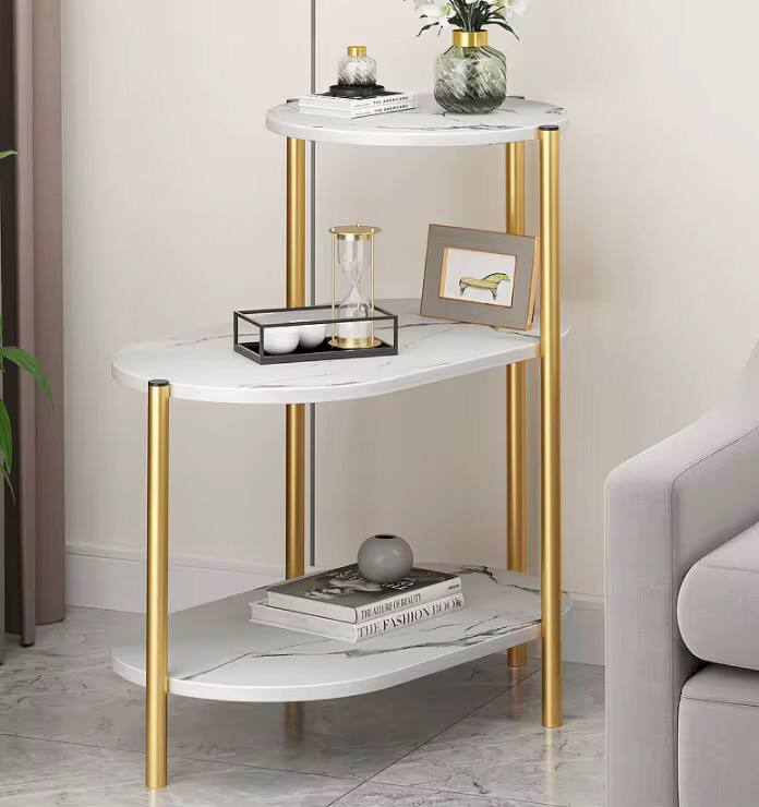 Multiple purposes organizer simple side Table Tripple layer