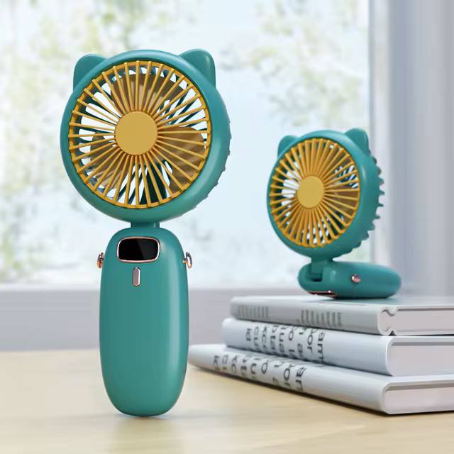 Mini Folding Electric Fan with strap