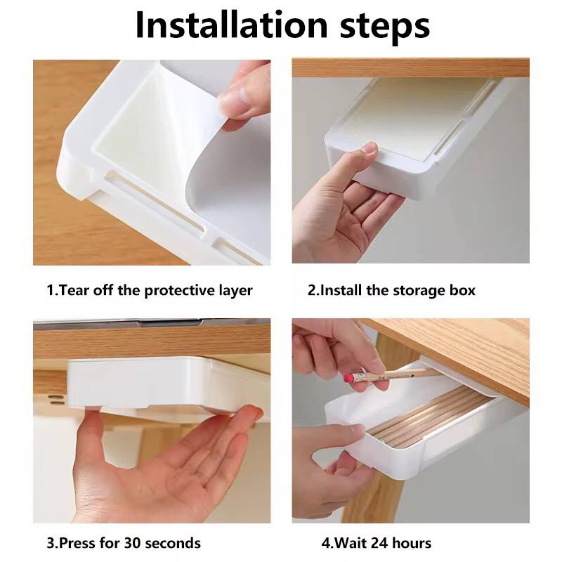 Hidden drawer storage box .