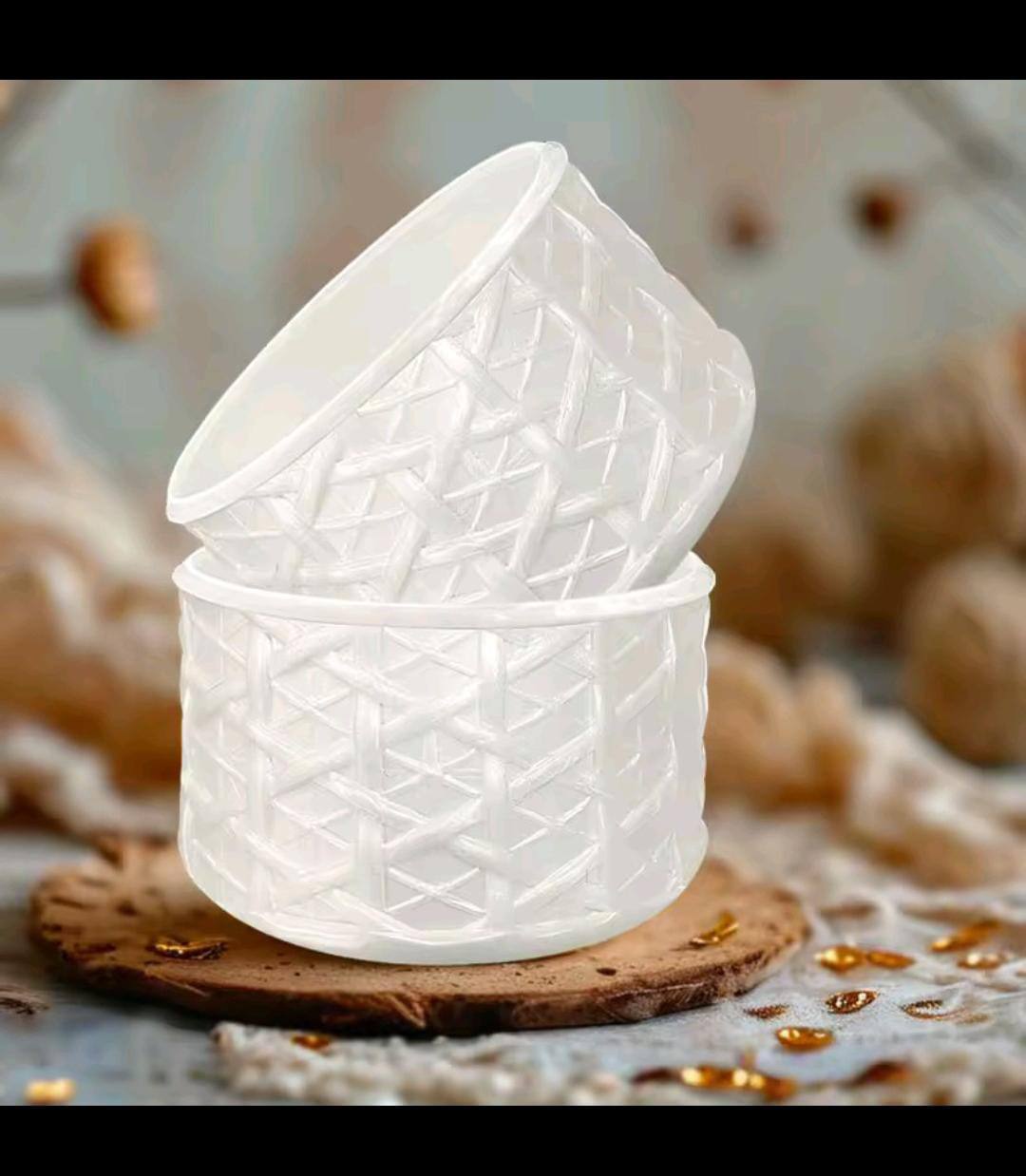 3D Woven Silicone Tumbler Boot