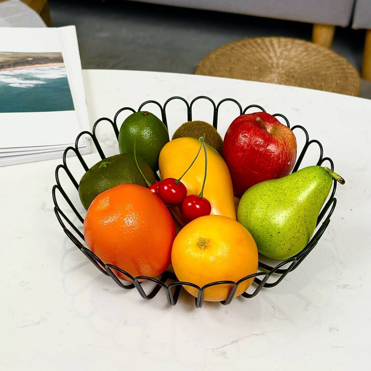 Creative Metal Fruit Bowl Basket