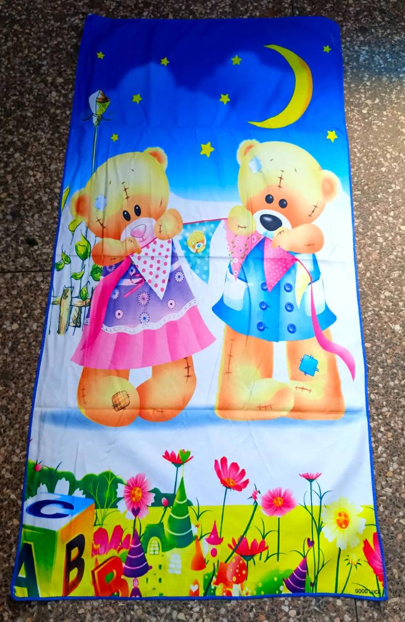 Cartoon themed towels