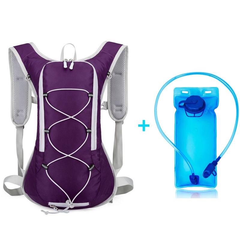Lightweight hydration backpack with bladder