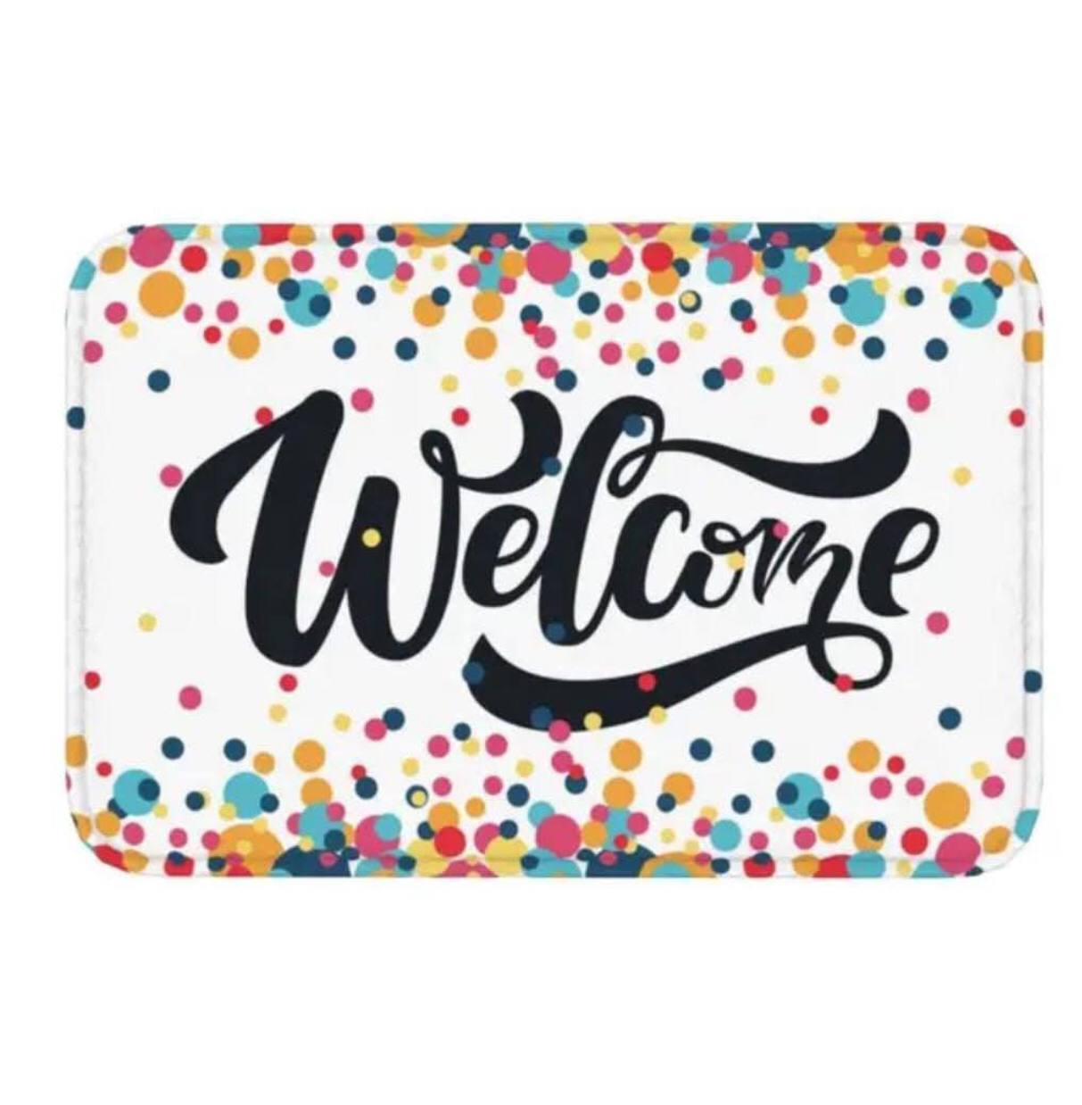 Themed message entryway door mats