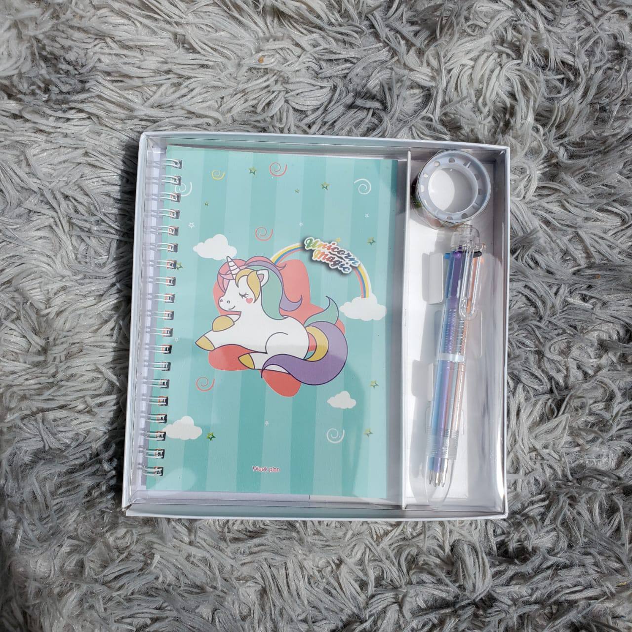 *3 in1 Unicorn Notebook