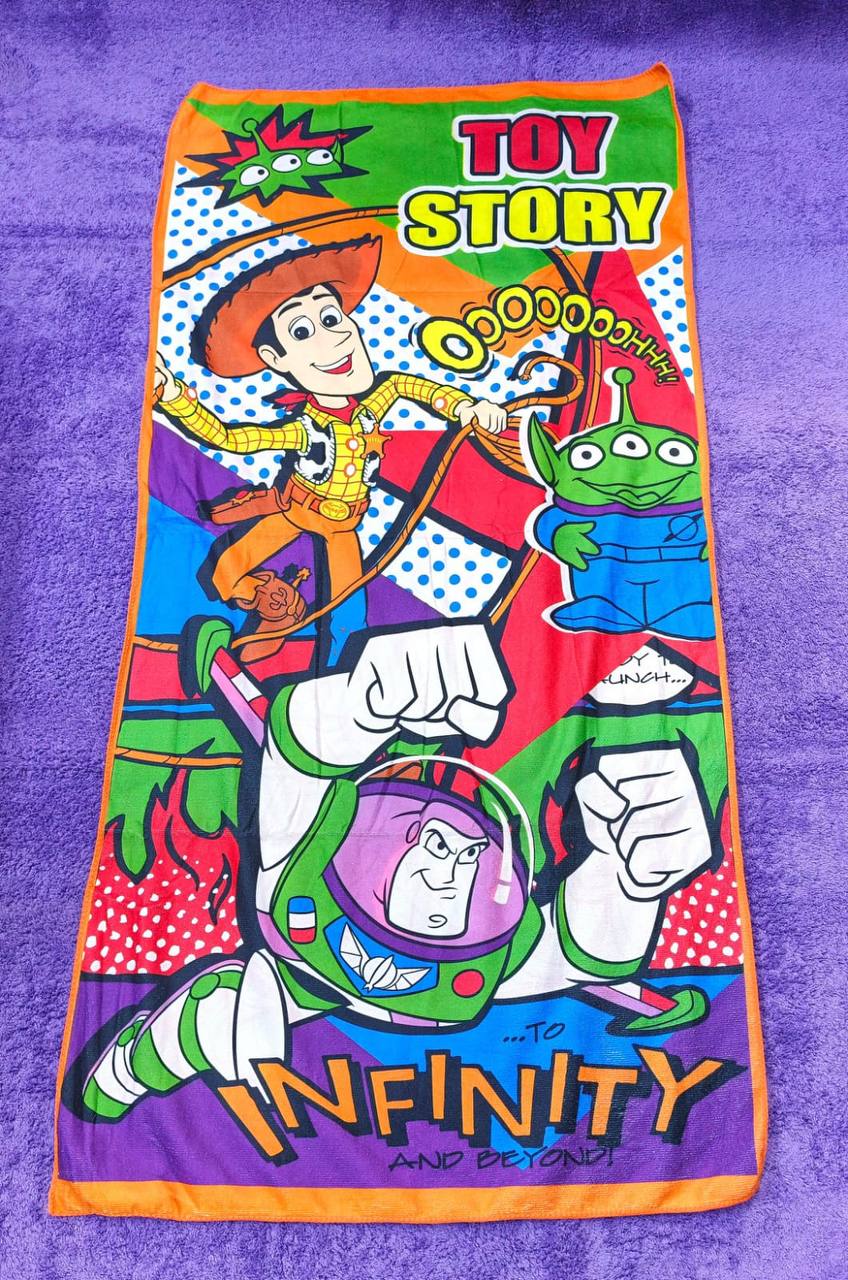 Cartoon themed towels